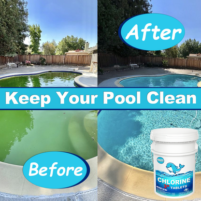 50 LBS 3 inch Chlorine Tablets for Pool chemicals