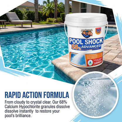 Pool Shock - 50 lbs Bucket for Swimming Pools